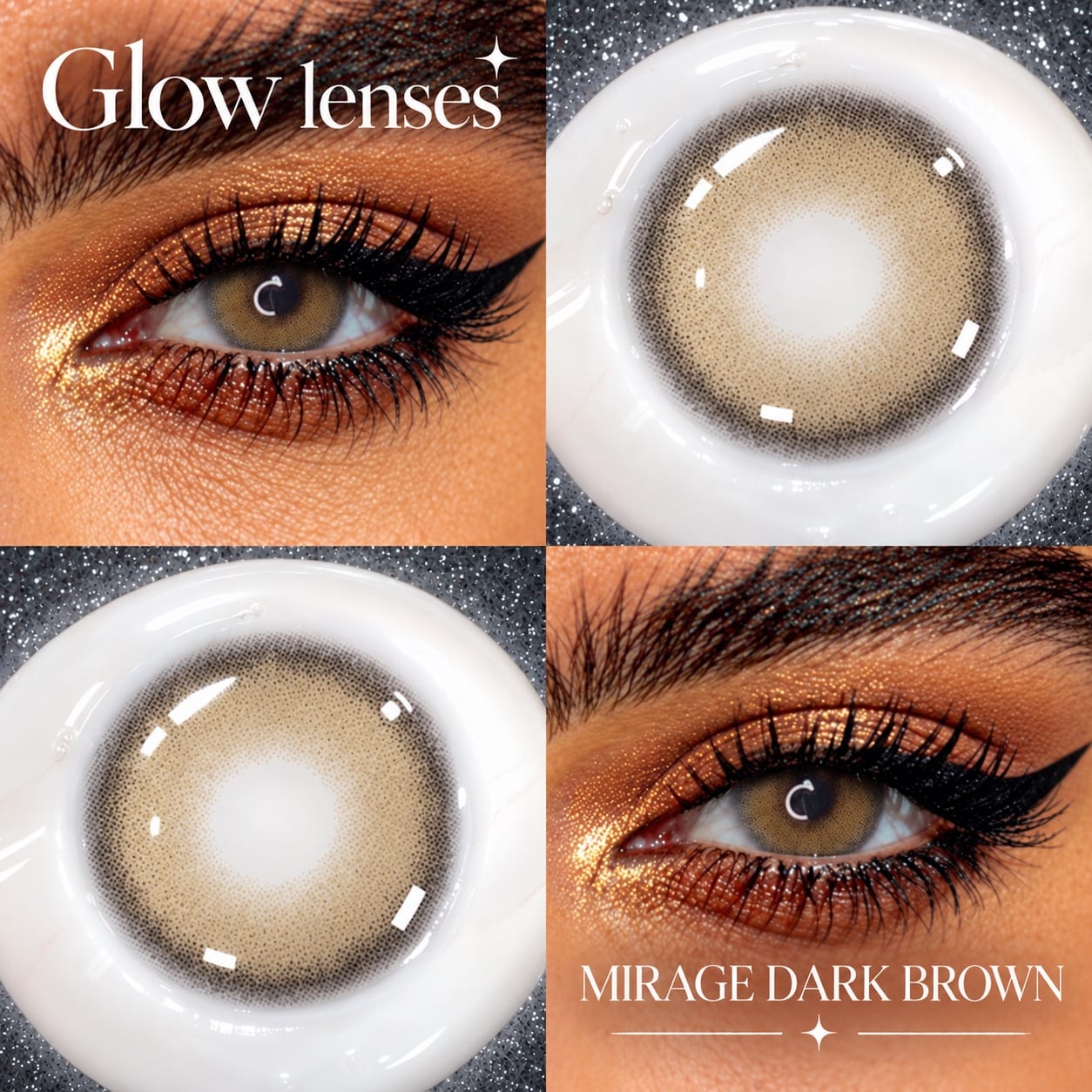 MIRAGE DARK BROWN ✦